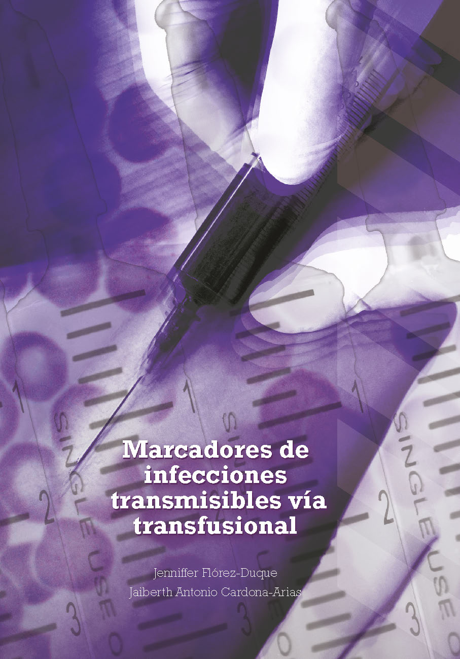 Portada del libro Marcadores de infecciónes transmisibles vía transfusional